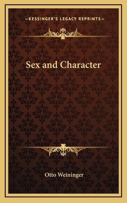Front cover_Sex and Character
