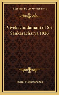 Front cover_Vivekachudamani of Sri Sankaracharya 1926