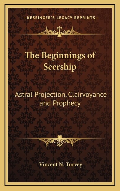 Front cover_The Beginnings of Seership