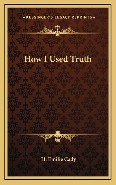 Couverture_How I Used Truth