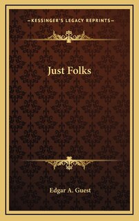 Front cover_Just Folks