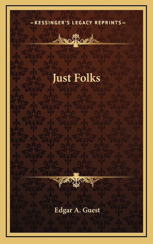 Front cover_Just Folks