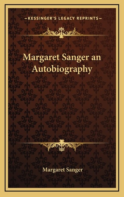 Front cover_Margaret Sanger an Autobiography