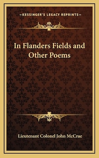 Front cover_In Flanders Fields and Other Poems