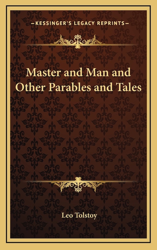 Front cover_Master and Man and Other Parables and Tales