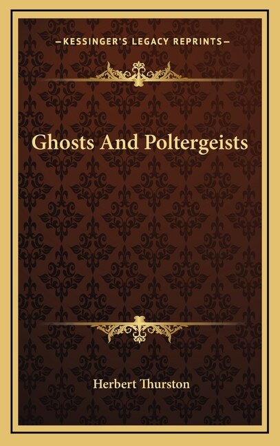 Front cover_Ghosts and Poltergeists