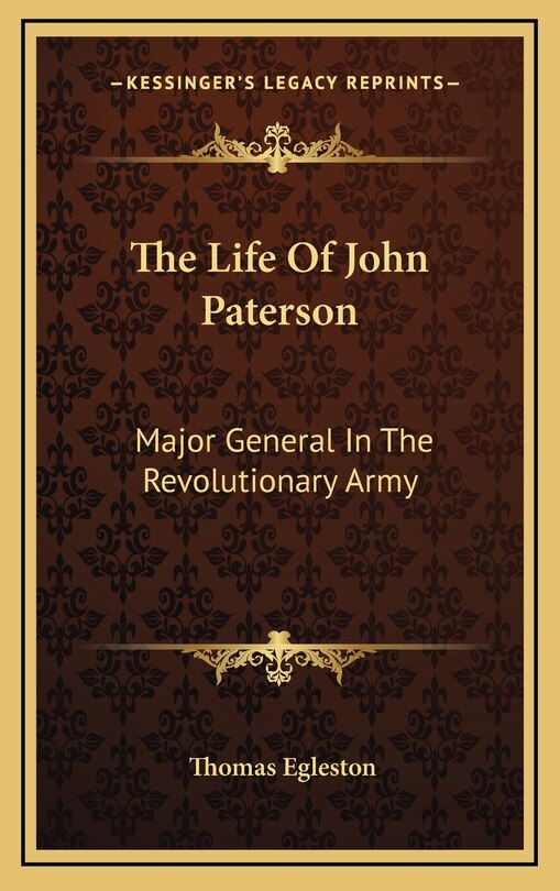 Couverture_The Life of John Paterson