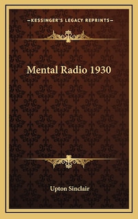 Front cover_Mental Radio 1930