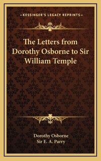 Front cover_The Letters from Dorothy Osborne to Sir William Temple