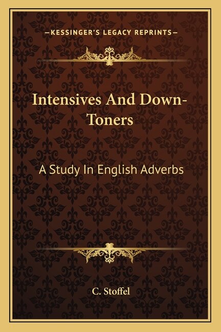 Couverture_Intensives And Down-Toners