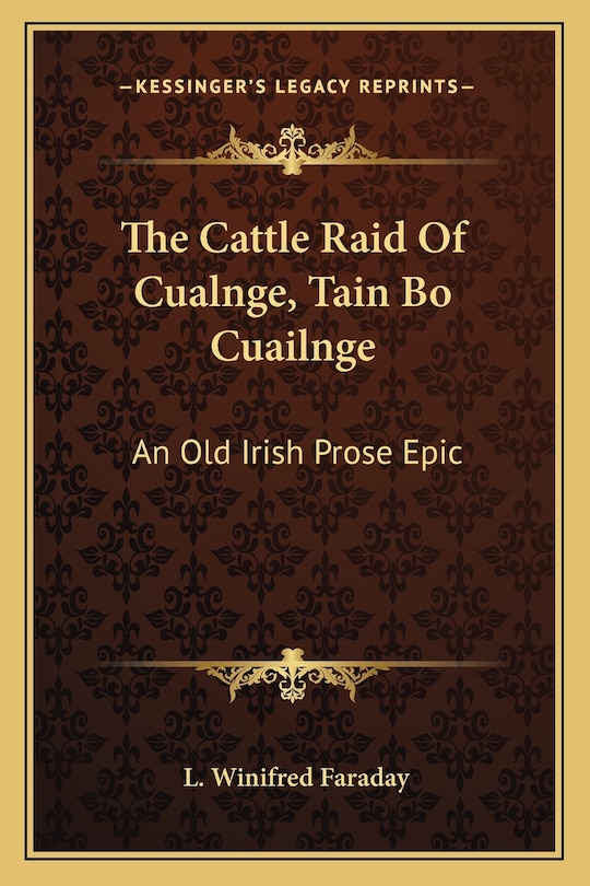 Couverture_The Cattle Raid of Cualnge, Tain Bo Cuailnge