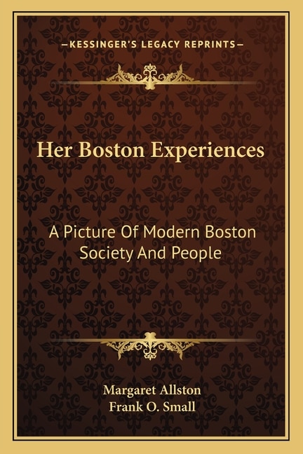 Front cover_Her Boston Experiences