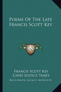 Front cover_Poems Of The Late Francis Scott Key