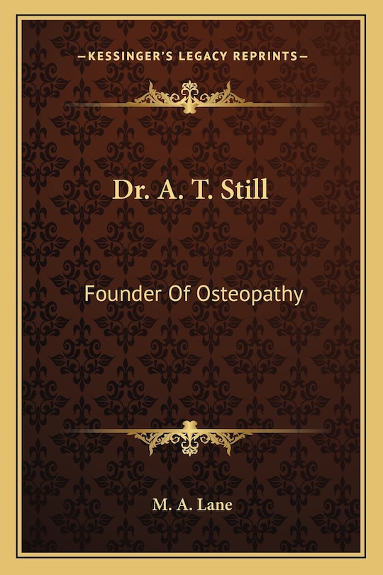 Couverture_Dr. A. T. Still