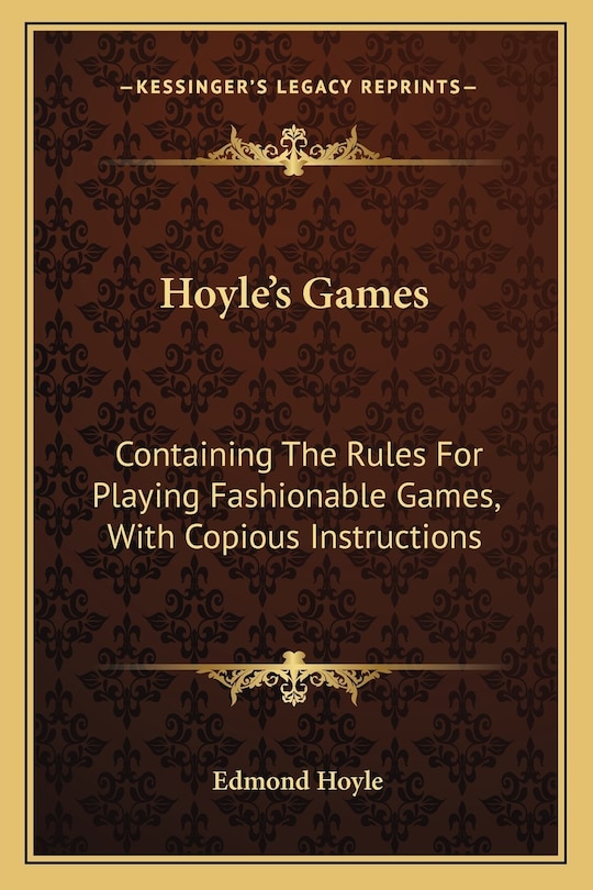 Couverture_Hoyle's Games
