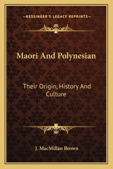 Front cover_Maori And Polynesian