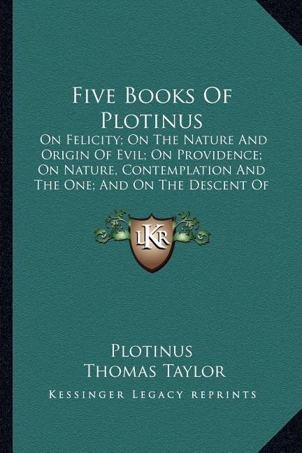 Front cover_Five Books of Plotinus