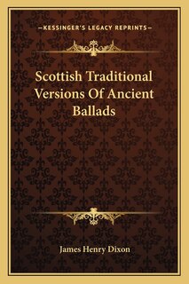 Front cover_Scottish Traditional Versions Of Ancient Ballads