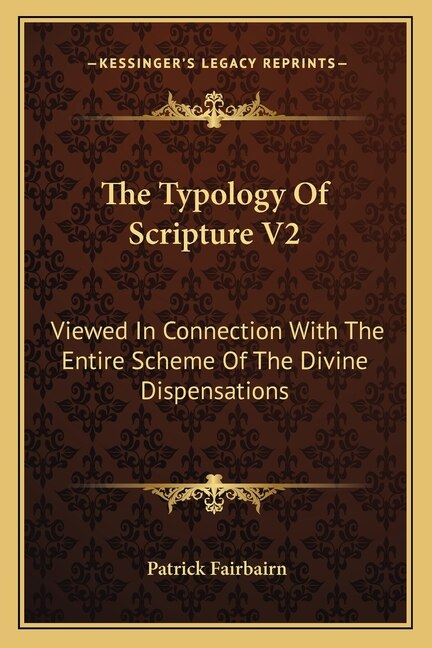 Front cover_The Typology Of Scripture V2