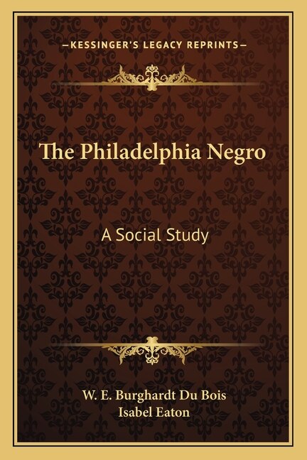 Couverture_The Philadelphia Negro