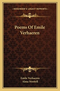 Front cover_Poems Of Emile Verhaeren
