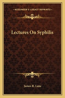 Front cover_Lectures On Syphilis