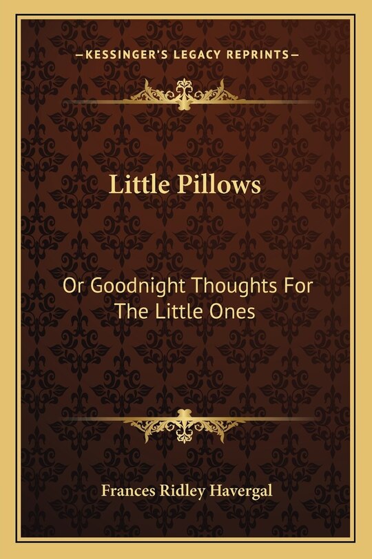 Couverture_Little Pillows