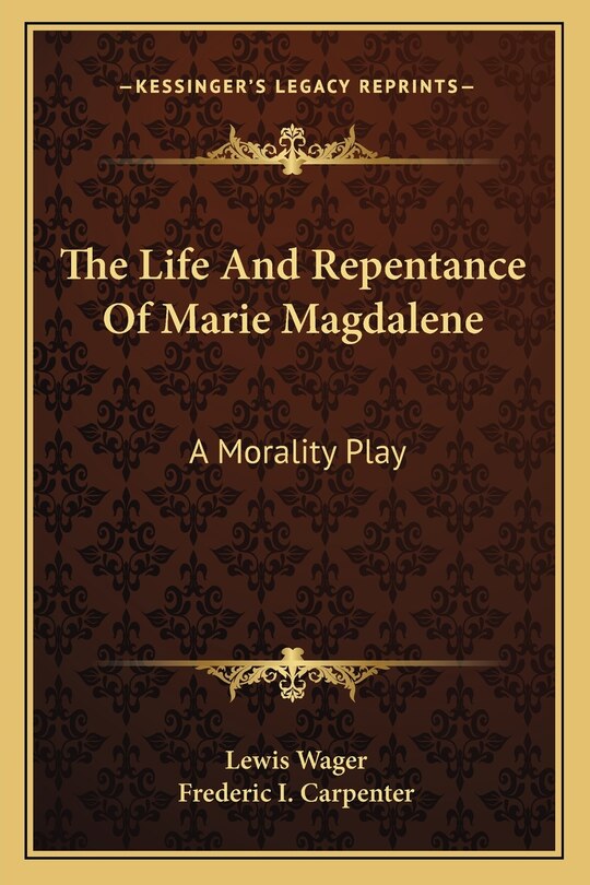 Front cover_The Life And Repentance Of Marie Magdalene