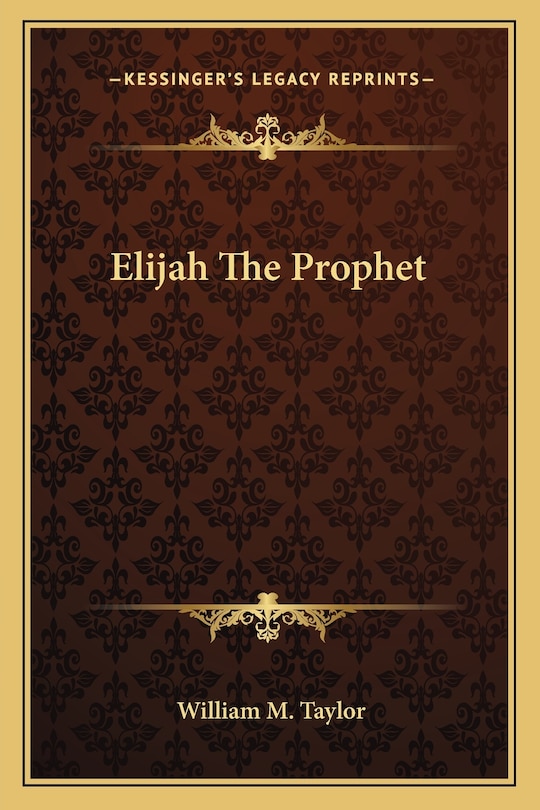 Front cover_Elijah The Prophet
