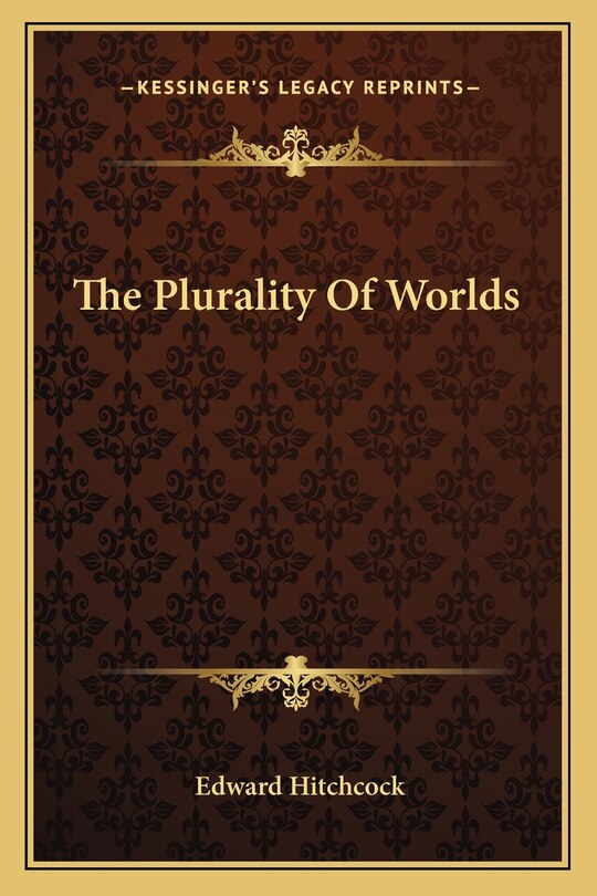 Front cover_The Plurality Of Worlds