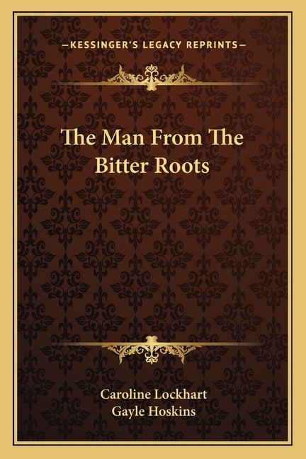 Couverture_The Man From The Bitter Roots