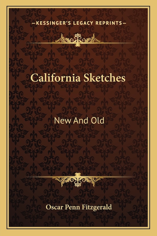 Front cover_California Sketches