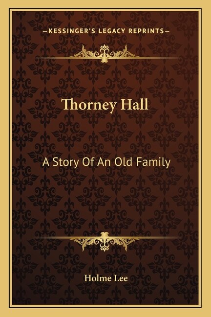 Couverture_Thorney Hall