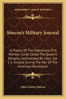 Front cover_Simcoe's Military Journal