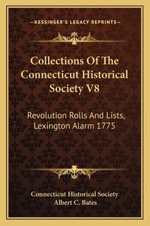 Couverture_Collections Of The Connecticut Historical Society V8
