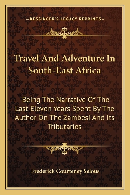 Front cover_Travel And Adventure In South-East Africa