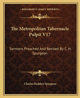 Front cover_The Metropolitan Tabernacle Pulpit V17