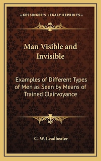 Front cover_Man Visible and Invisible