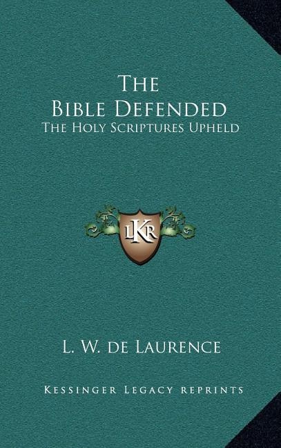 Front cover_The Bible Defended