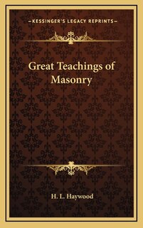 Couverture_Great Teachings of Masonry