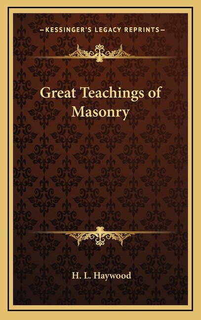 Couverture_Great Teachings of Masonry