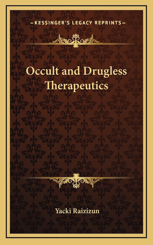 Couverture_Occult and Drugless Therapeutics
