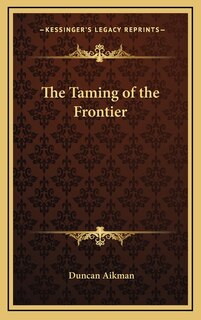 Couverture_The Taming of the Frontier