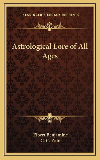 Front cover_Astrological Lore Of All Ages