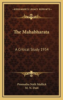Front cover_The Mahabharata