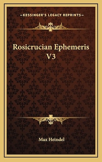Couverture_Rosicrucian Ephemeris V3