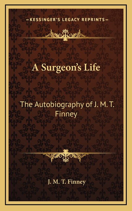 Front cover_A Surgeon's Life