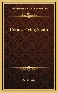 Couverture_Cranes Flying South