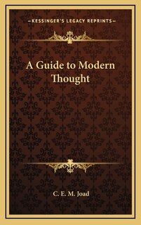 Front cover_A Guide to Modern Thought