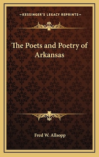Front cover_The Poets and Poetry of Arkansas